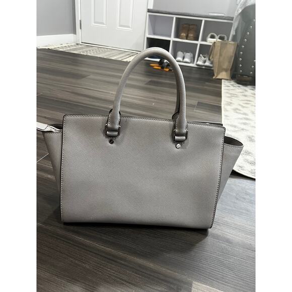 Michael Kors Gray Studded Bag - Picture 2 of 4